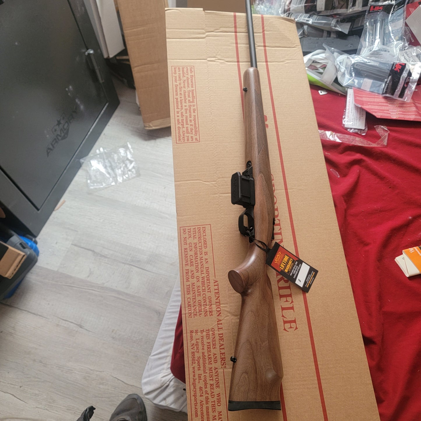 HOWA M1500 MINI BOLT ACTION RIFLE 7.62x39 W 10RD CAPACITY WOOD STOCK