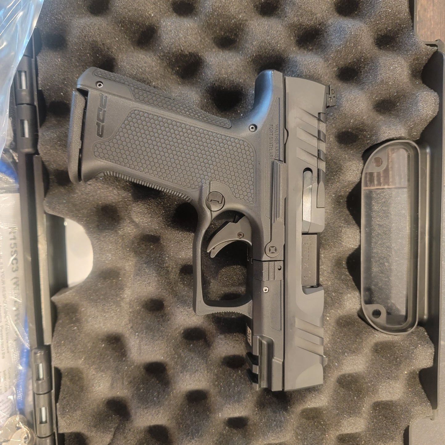 Walther PDP F- Series 9MM 15RD 3.5" Black Compact Optics Ready
