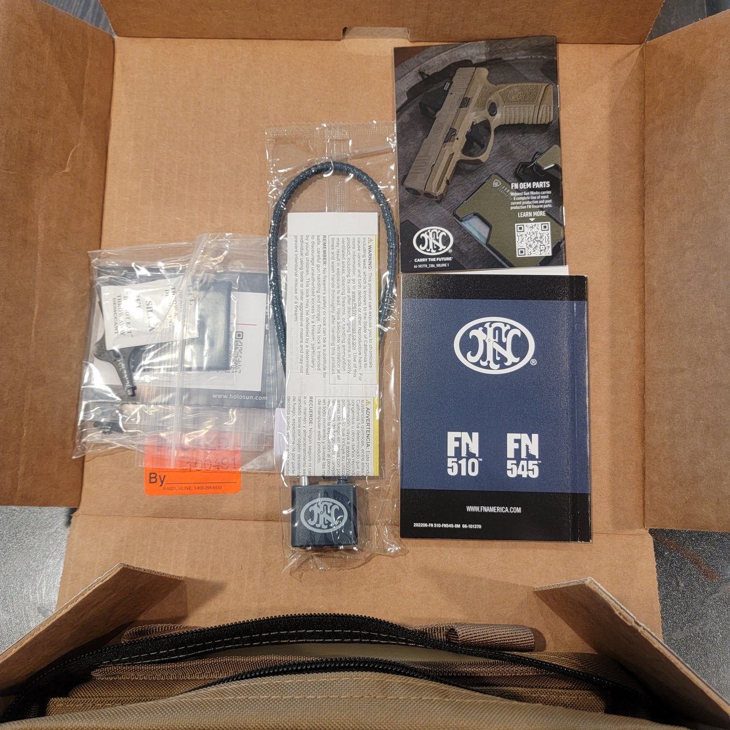 FN 510 MRD W OPTIC FS 10 MM 15 RD FDE Holosun 407C RED DOT