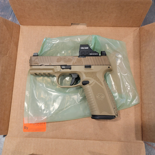 FN 510 MRD W OPTIC FS 10 MM 15 RD FDE Holosun 407C RED DOT