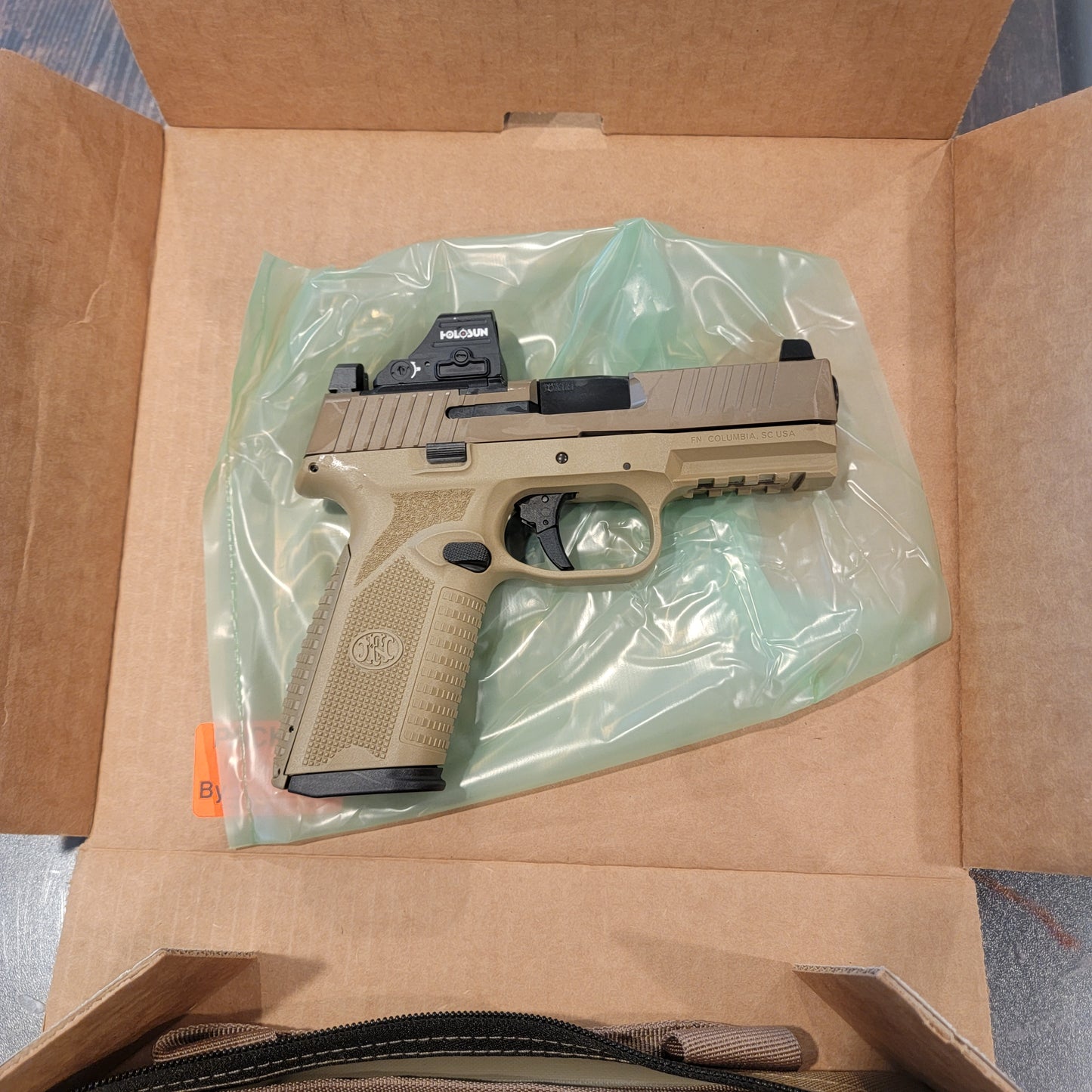 FN 510 MRD W OPTIC FS 10 MM 15 RD FDE Holosun 407C RED DOT