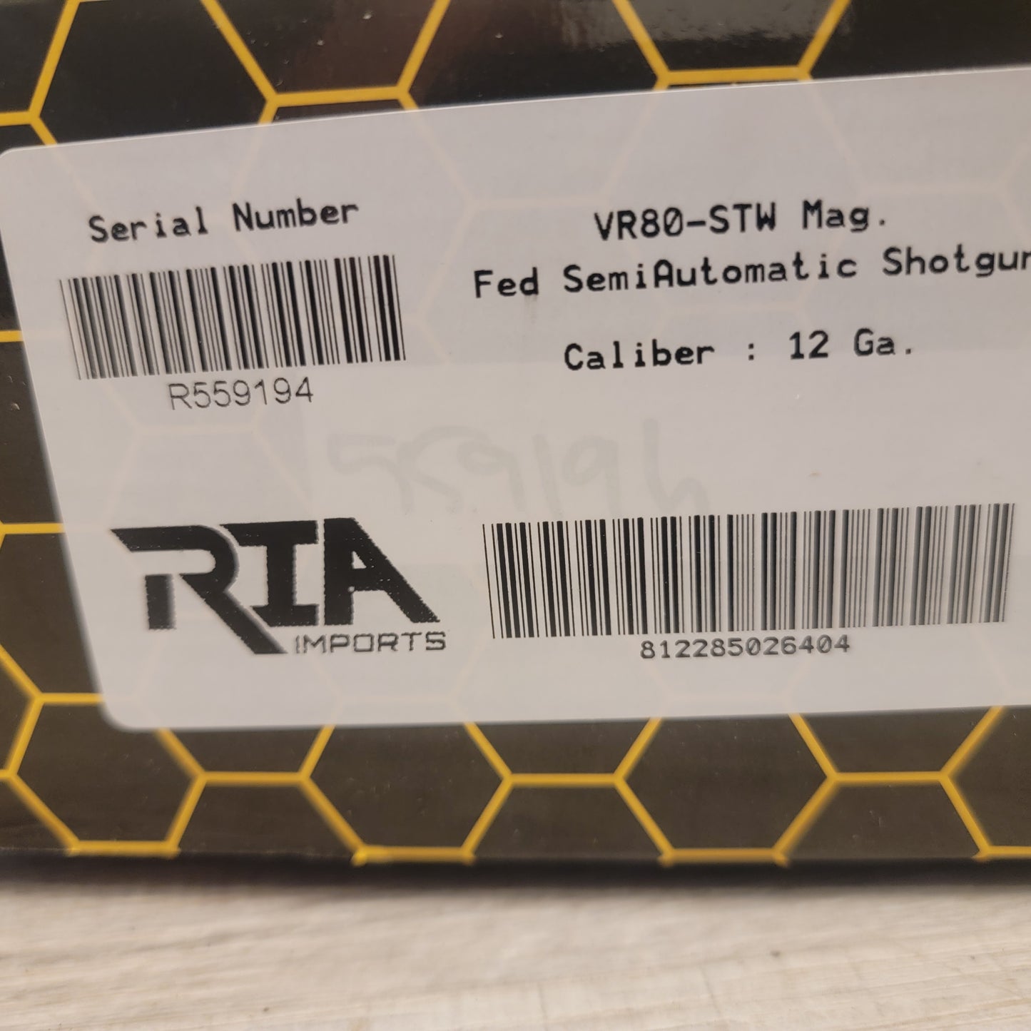 Rock Island VR80 Stormtrooper White 12Gauge 3in AR-15 SEMI AUTO shotgun