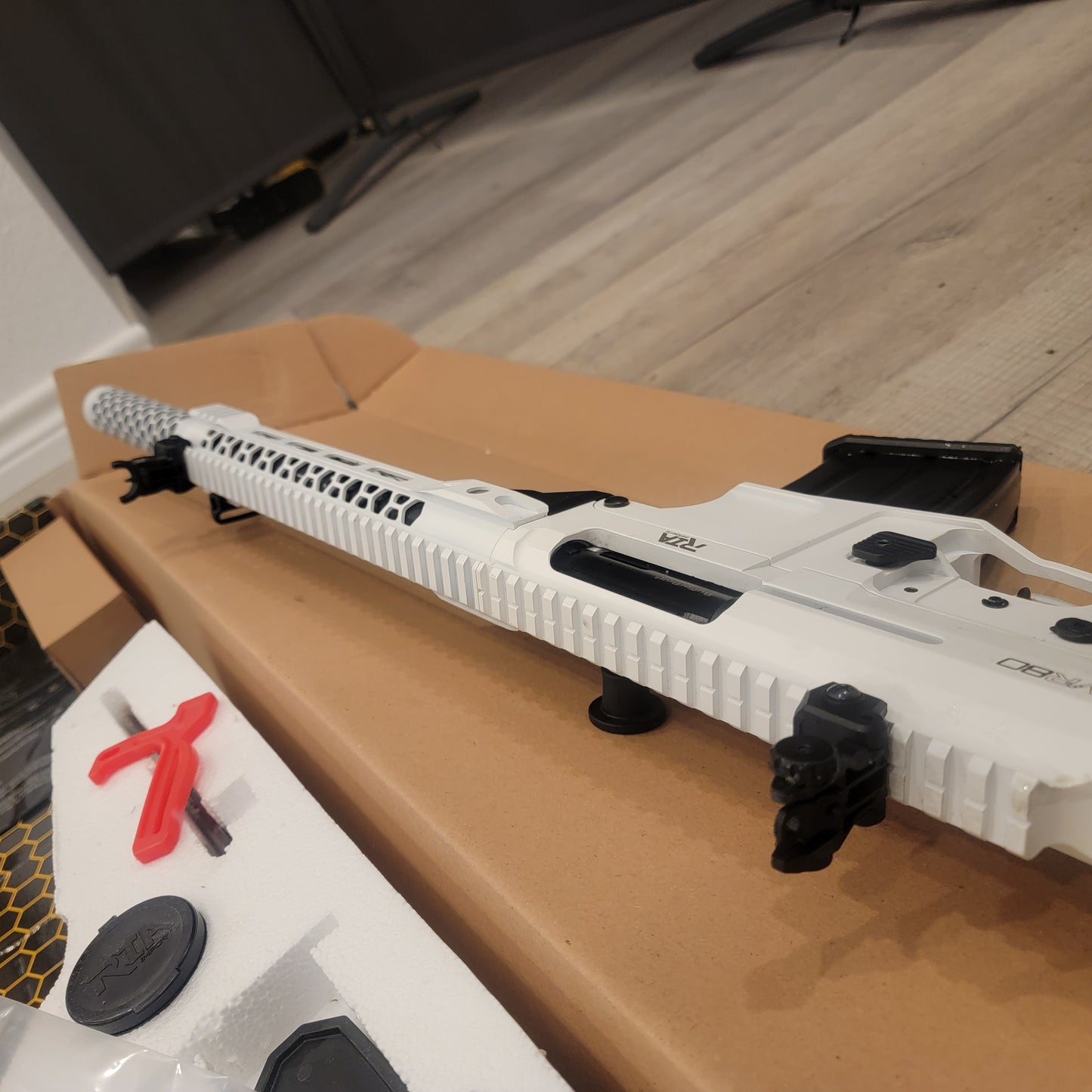 Rock Island VR80 Stormtrooper White 12Gauge 3in AR-15 SEMI AUTO shotgun