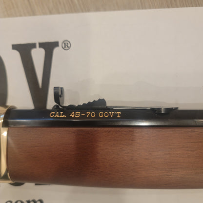 Henry Big Game Brass/Blued Lever Action Rifle 45-70 Government Model H010B