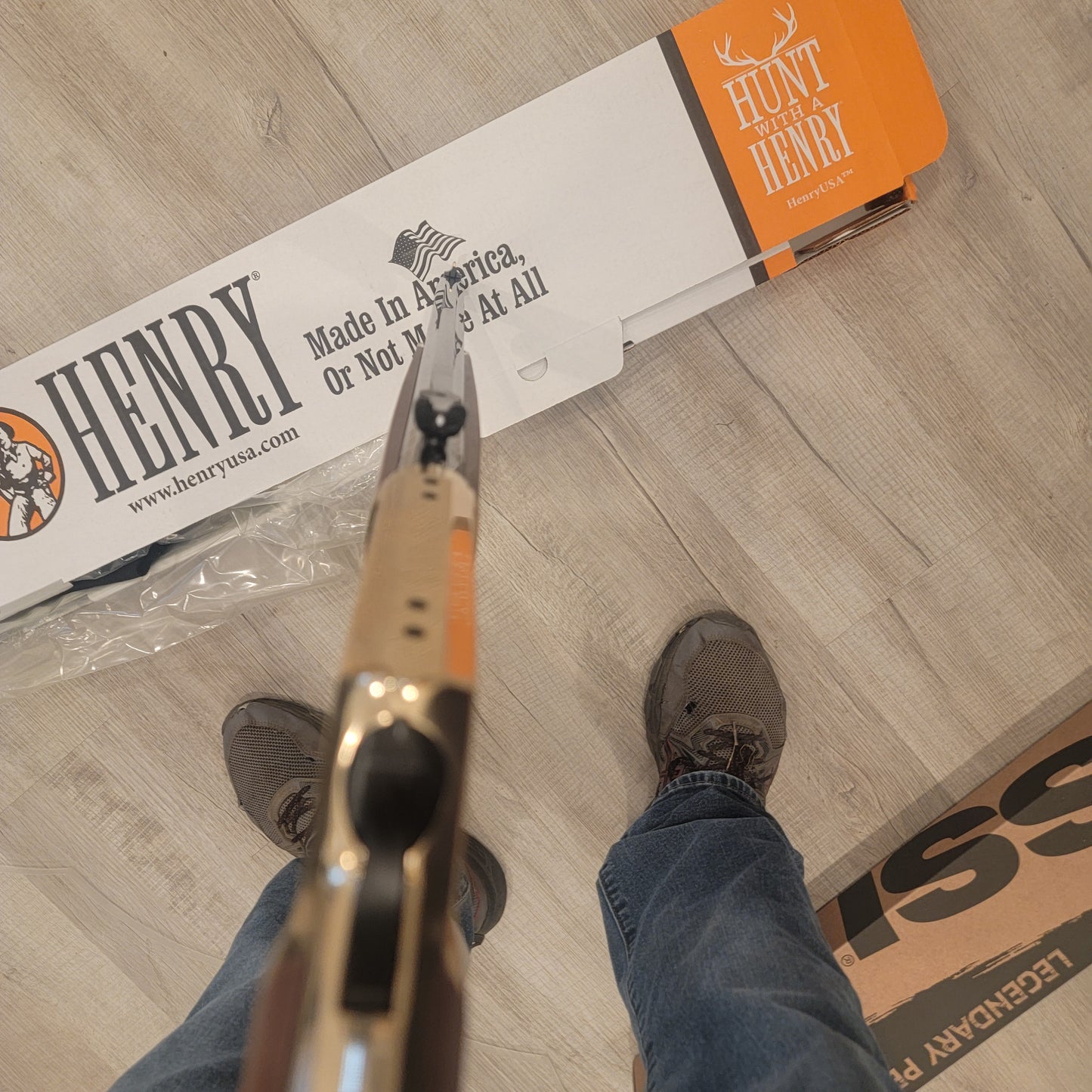 Henry Big Game Brass/Blued Lever Action Rifle 45-70 Government Model H010B
