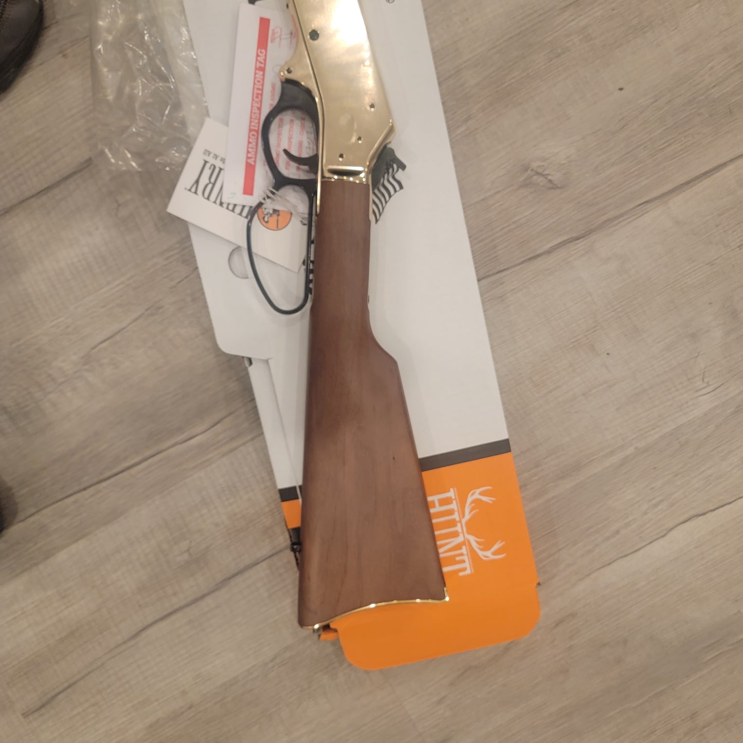 Henry Big Game Brass/Blued Lever Action Rifle 45-70 Government Model H010B