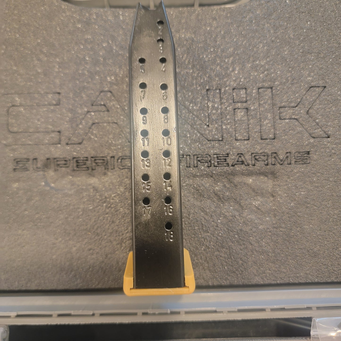 CANIK SFX RIVAL MECANIK m01 RED DOT FS 9MM 18RD 5" RIVAL GRAY GOLD ACCENTS