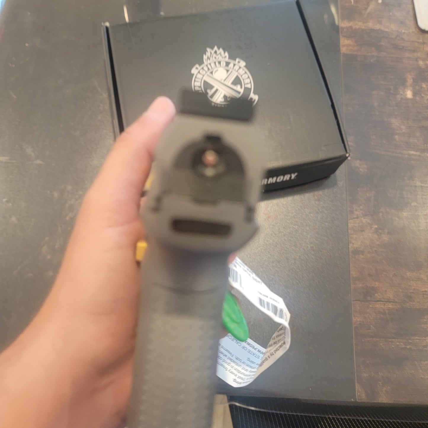 CANIK SFX RIVAL MECANIK m01 RED DOT FS 9MM 18RD 5" RIVAL GRAY GOLD ACCENTS