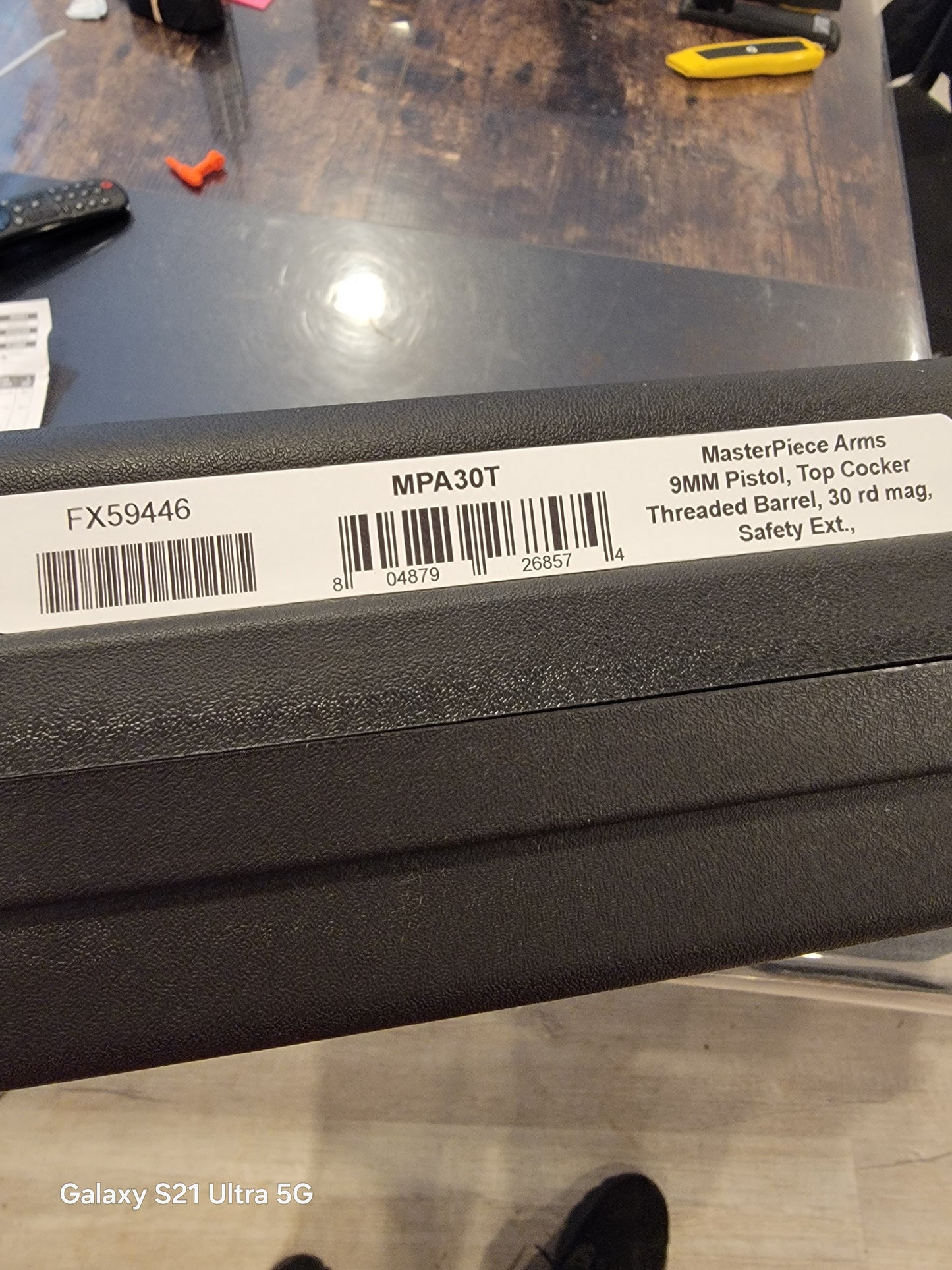 Masterpiece Arms Defender TB 9MM 30 Rounds 5.5 INCH