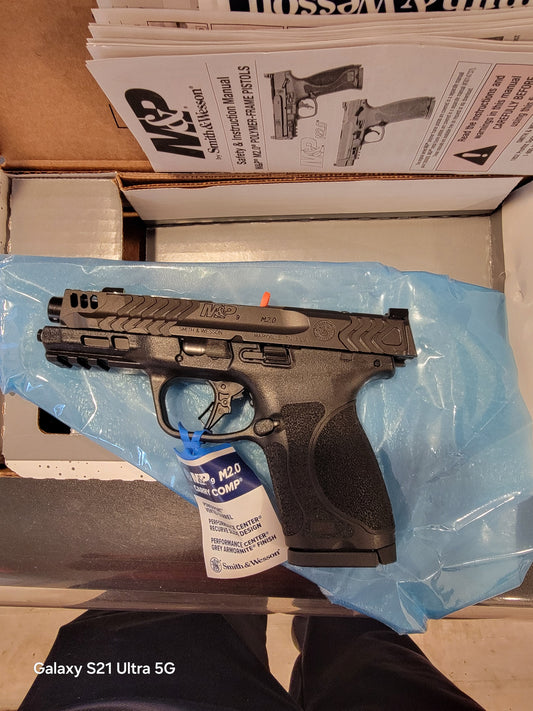 SMITH WESSON M&P PERFORMANCE CENTER 2.0 COMPACT 15 RD OPTICS CUT PORTED