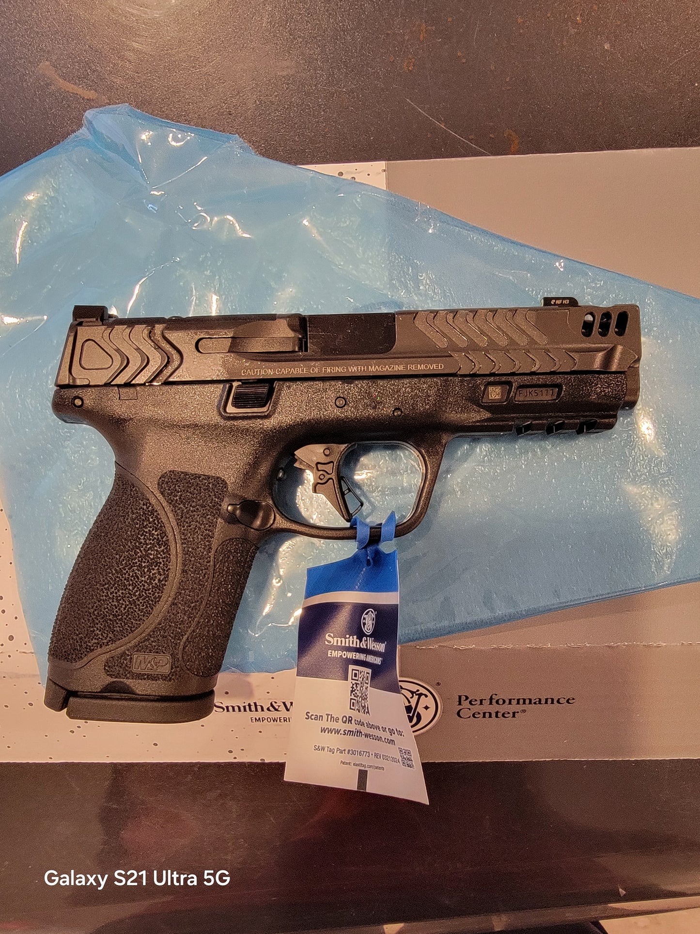 SMITH WESSON M&P PERFORMANCE CENTER 2.0 COMPACT 15 RD OPTICS CUT PORTED