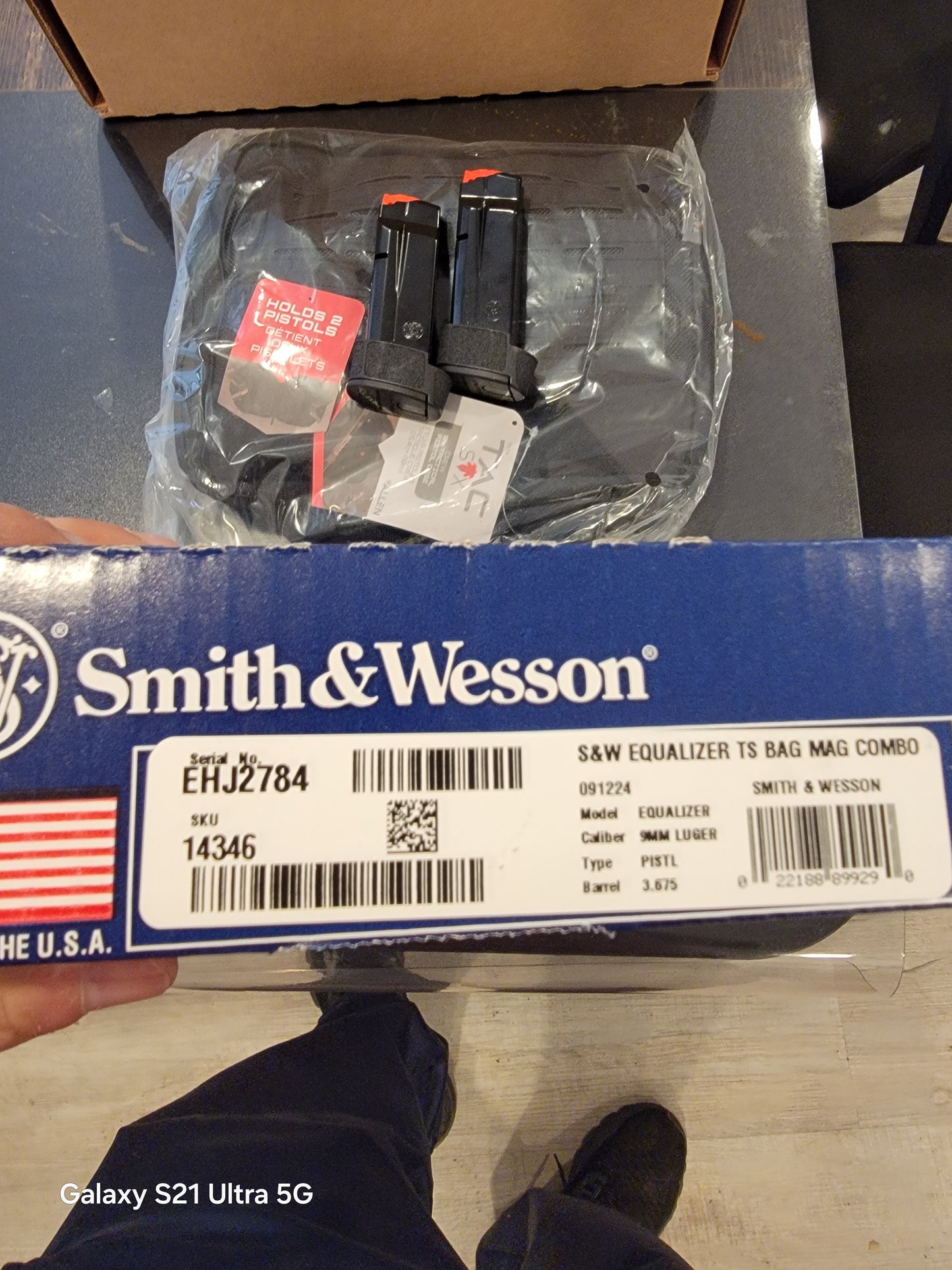 SMITH WESSON EQUALIZER RANGE KIT 9MM 10/13/15RD MAG OPTICS CUT 5 MAGS