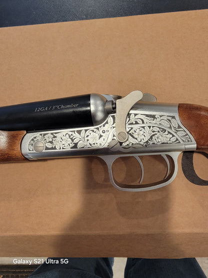 ATI ROAD AGENT PRIME 12GA SIDE BY SIDE 2RD 26" SHOTGUN WALNUT STOCK