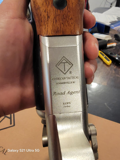 ATI ROAD AGENT PRIME 12GA SIDE BY SIDE 2RD 26" SHOTGUN WALNUT STOCK