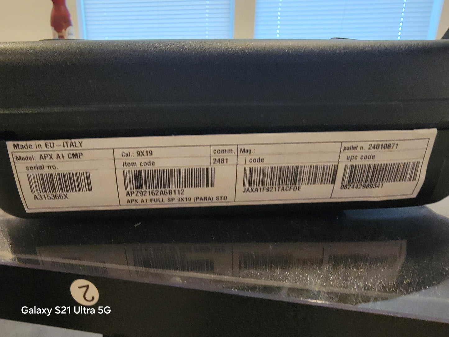 BERETTA APX A1 TACTICAL 9MM 21RD 4.8" THREADED OPTICS READY