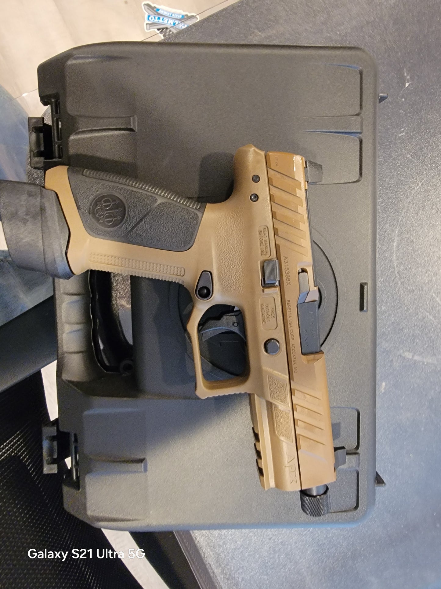 BERETTA APX A1 TACTICAL 9MM 21RD 4.8" THREADED OPTICS READY