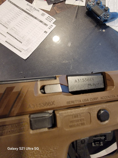 BERETTA APX A1 TACTICAL 9MM 21RD 4.8" THREADED OPTICS READY