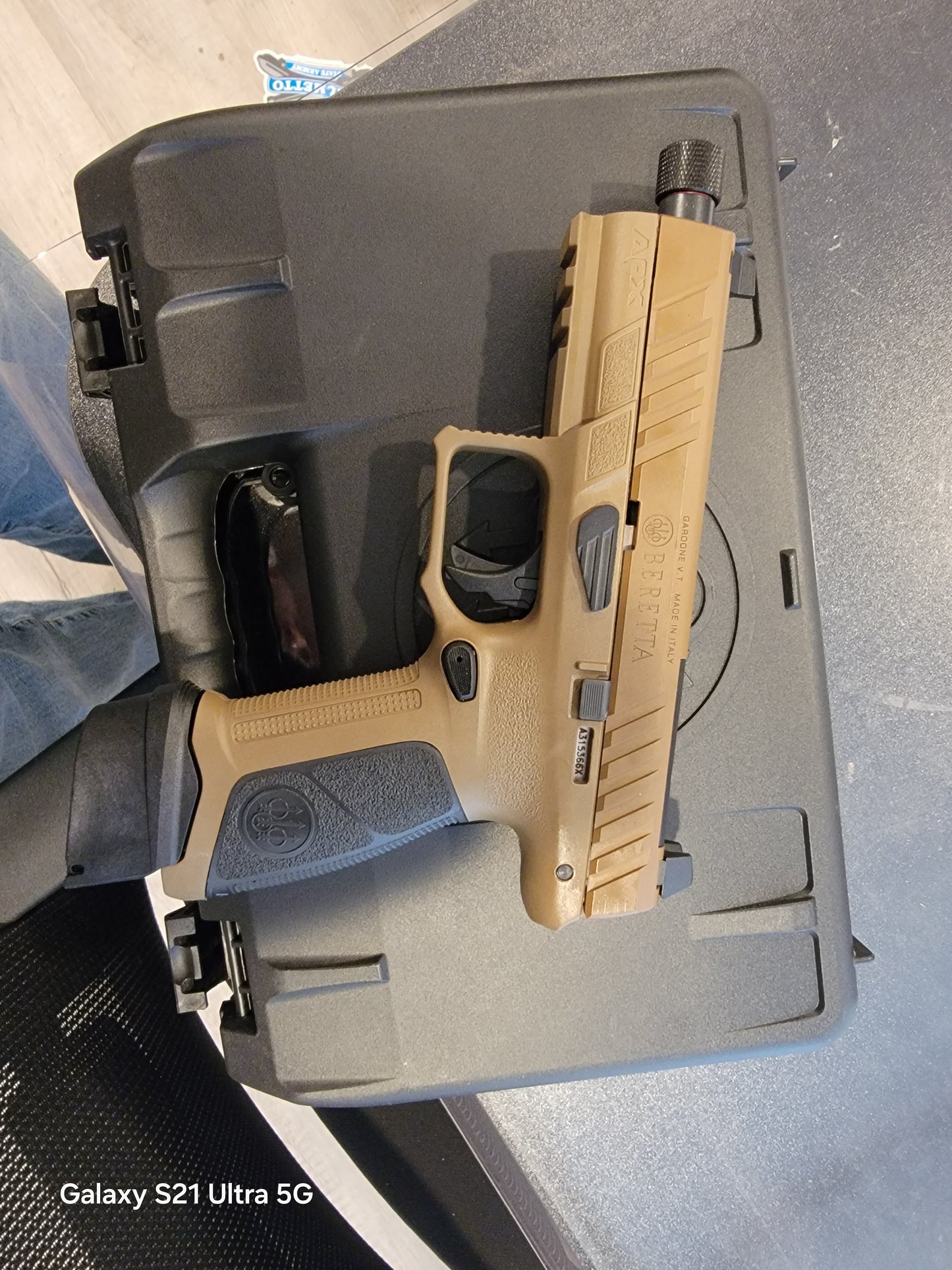 BERETTA APX A1 TACTICAL 9MM 21RD 4.8" THREADED OPTICS READY