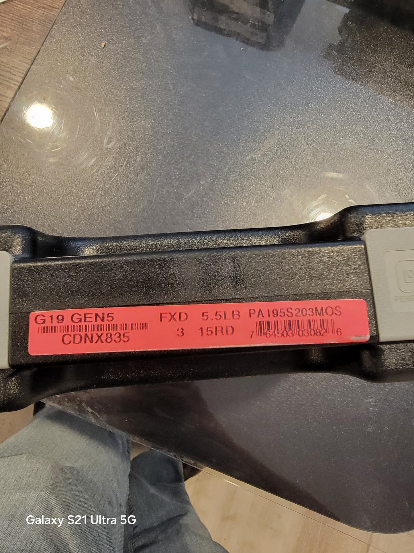 GLOCK G19 GEN5 MOS COMPACT 15RD 4.02" OPTICS CUT