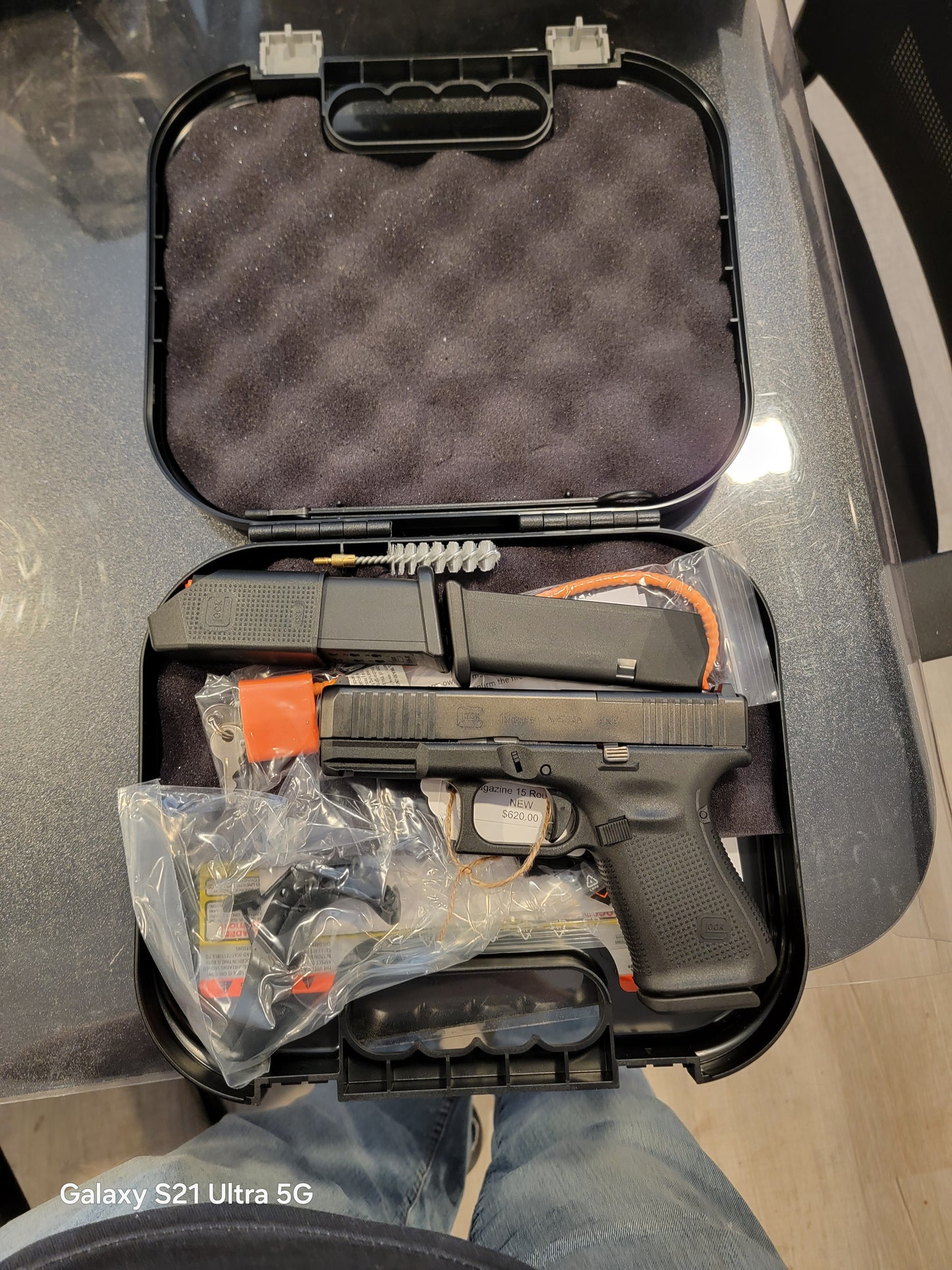 GLOCK G19 GEN5 MOS COMPACT 15RD 4.02" OPTICS CUT