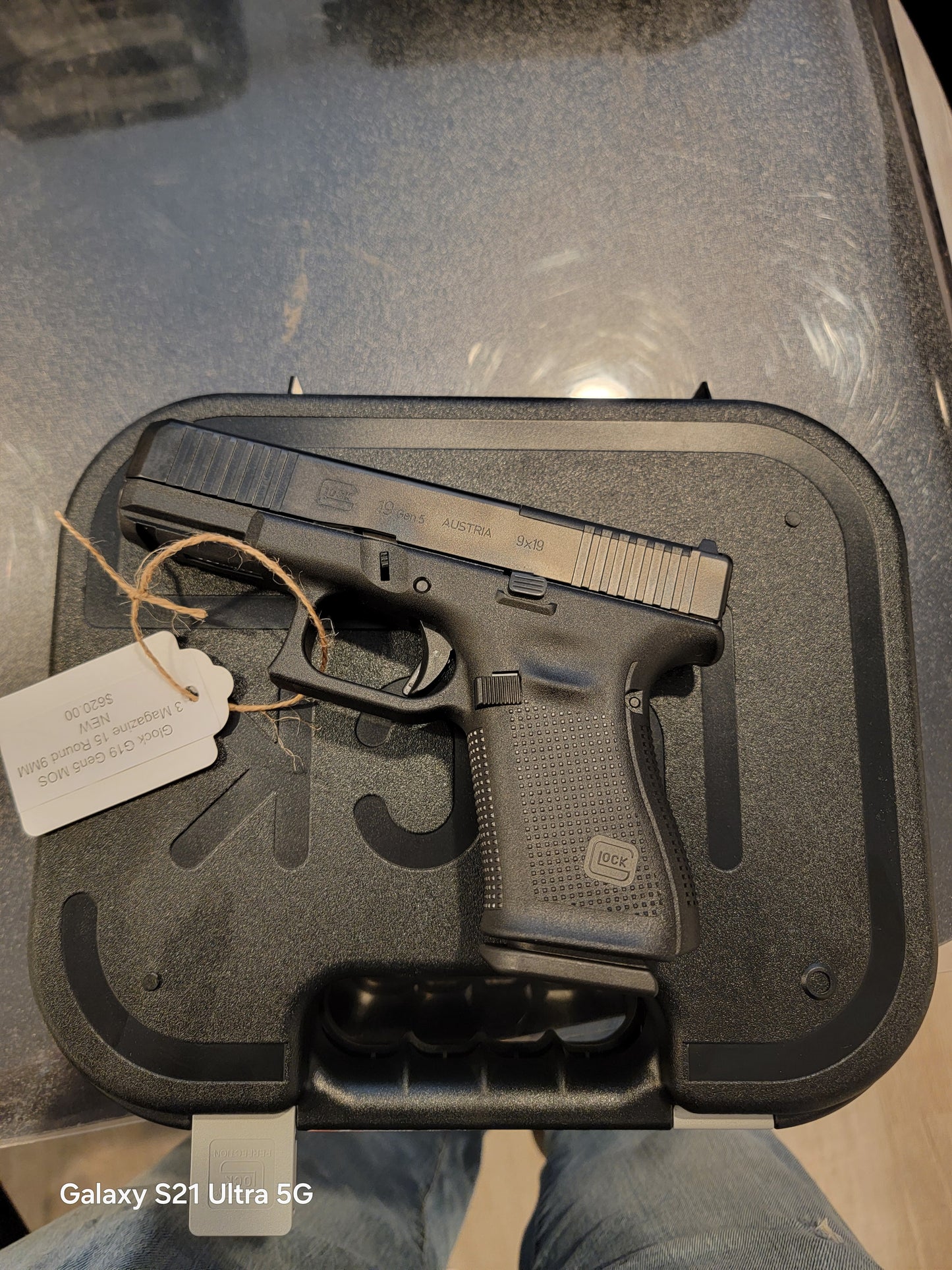 GLOCK G19 GEN5 MOS COMPACT 15RD 4.02" OPTICS CUT