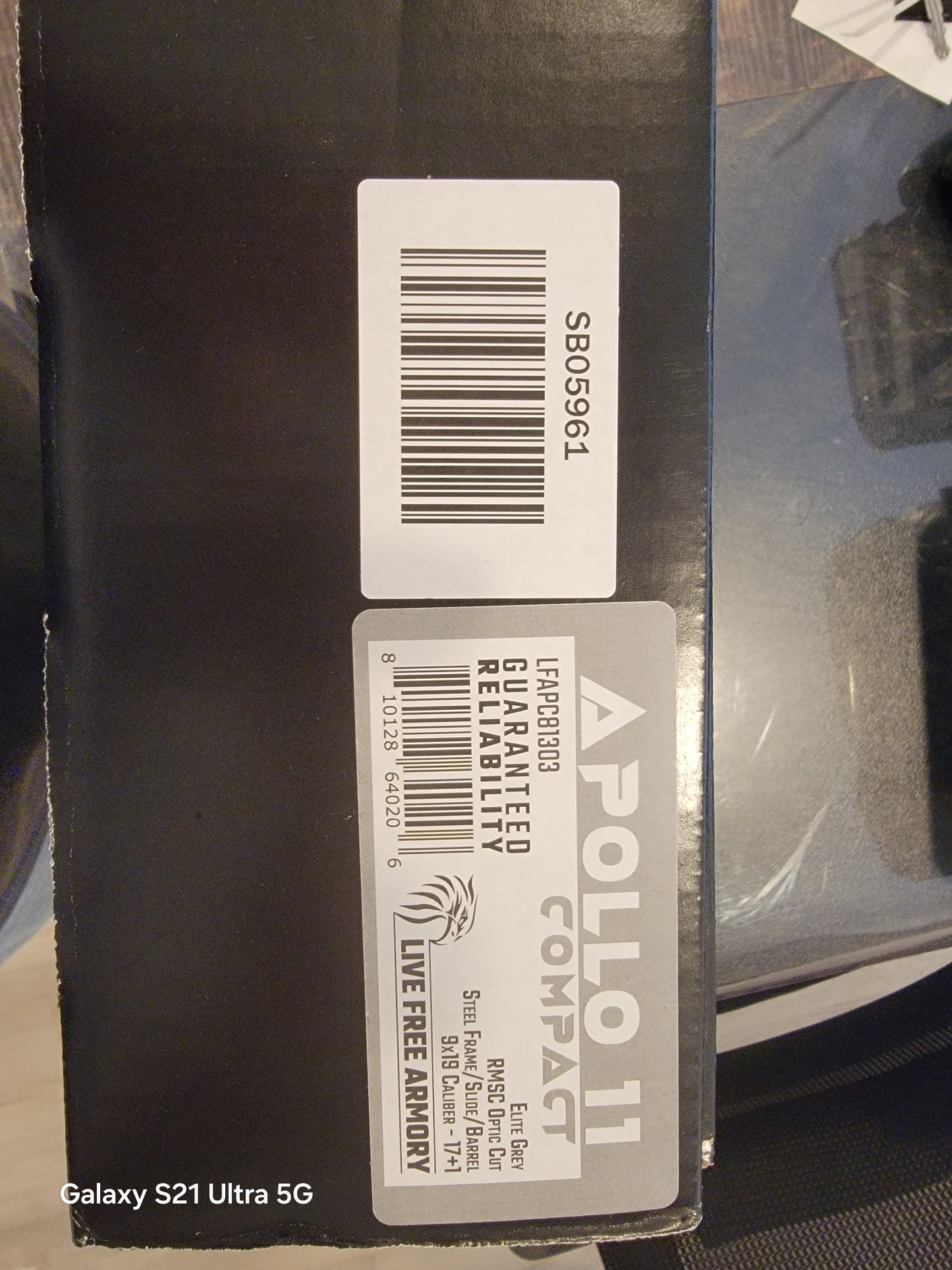 LIVE FREE ARMORY APOLLO 11 COMPACT 9MM 17RD 4.15" GRAY OPTICS CUT