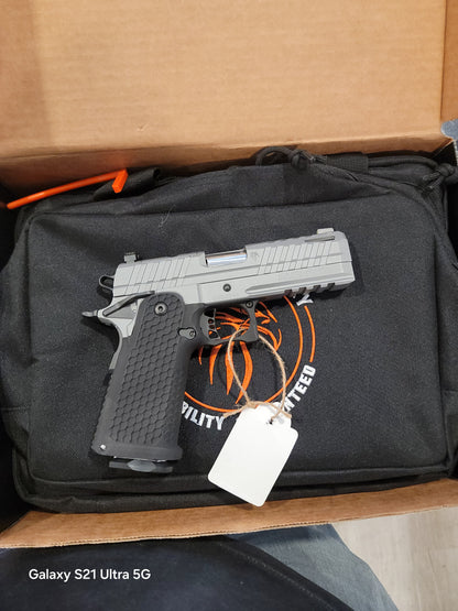 LIVE FREE ARMORY APOLLO 11 COMPACT 9MM 17RD 4.15" GRAY OPTICS CUT