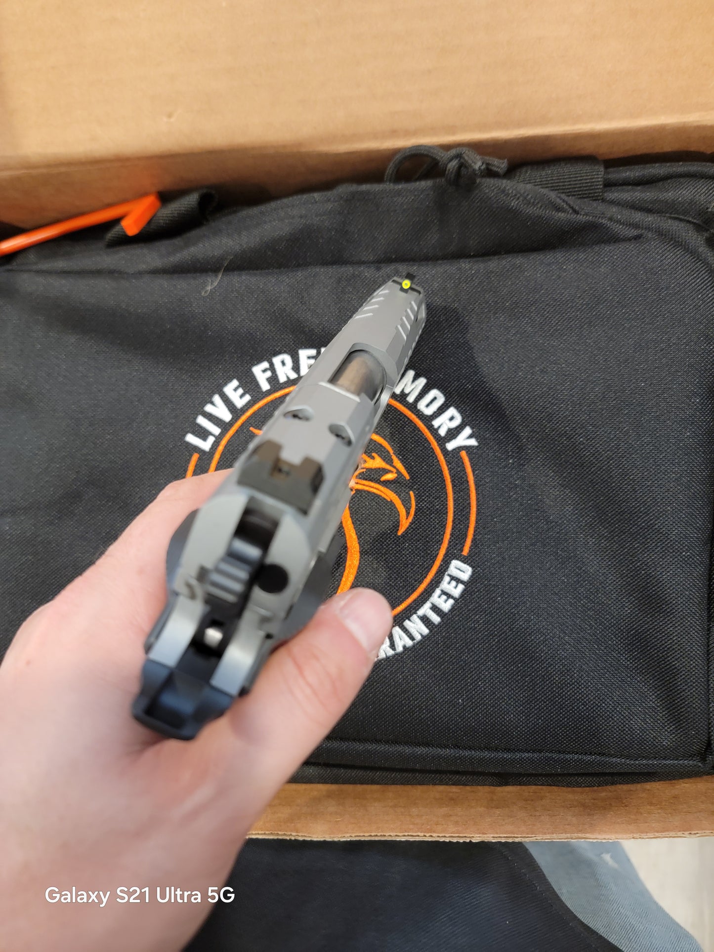 LIVE FREE ARMORY APOLLO 11 COMPACT 9MM 17RD 4.15" GRAY OPTICS CUT