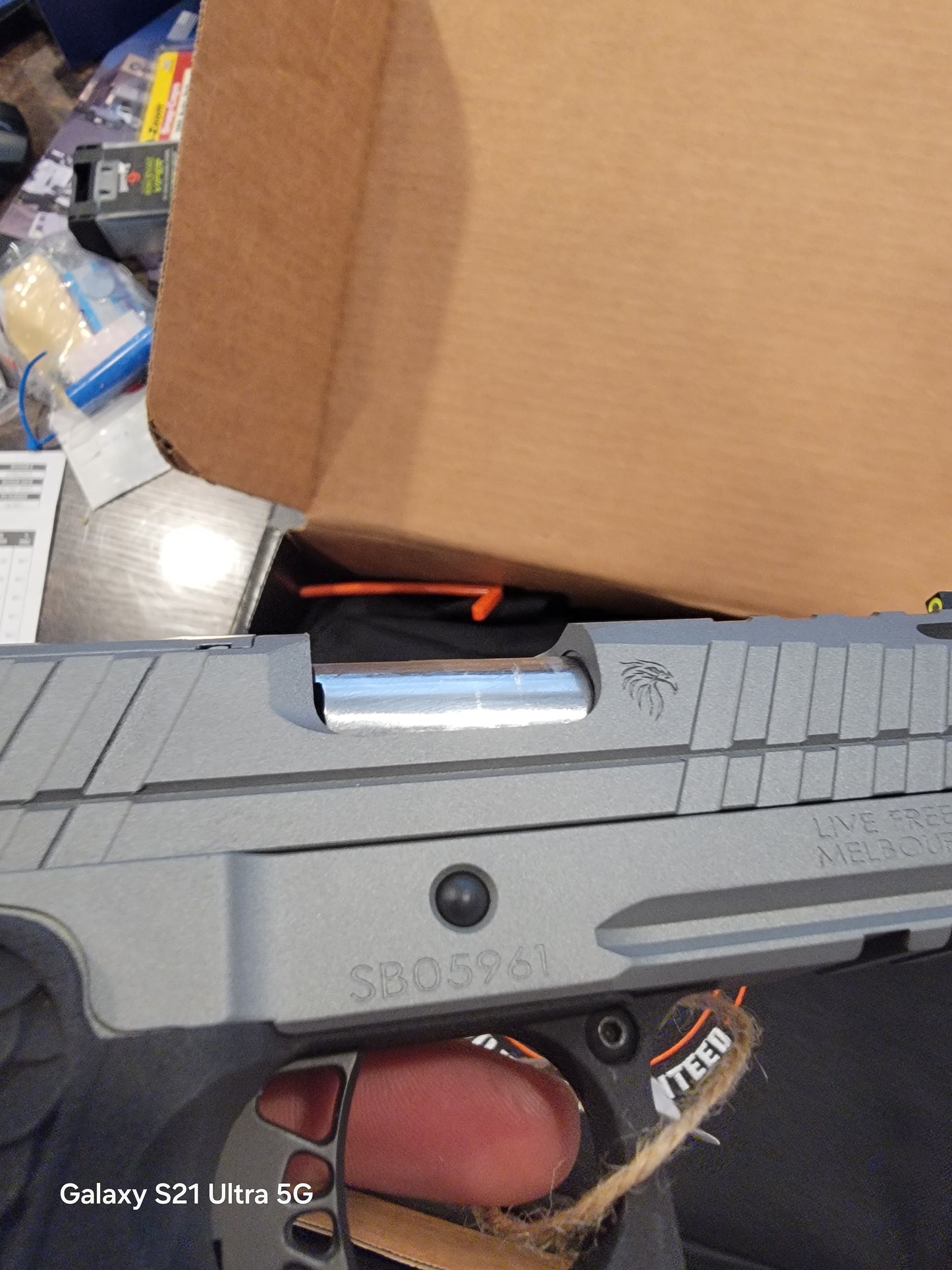 LIVE FREE ARMORY APOLLO 11 COMPACT 9MM 17RD 4.15" GRAY OPTICS CUT