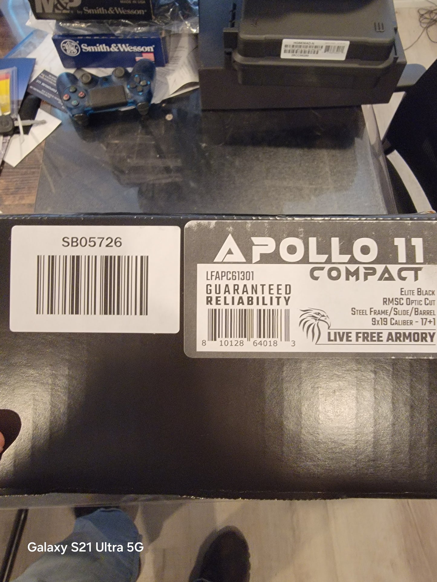 LIVE FREE ARMORY APOLLO 11 COMPACT 9MM BLACK 17RD 4.15" OPTICS CUT