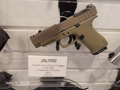 PSA MICRO DAGGER COMP OPTICS READY FDE 15RD C-1 FDE