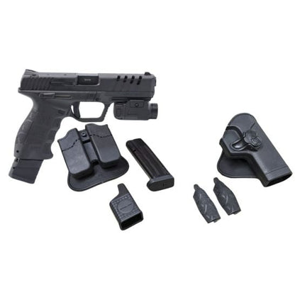 SAR SAR9 X Package 4.4" 9mm 17rd/19rd Pistol, Black