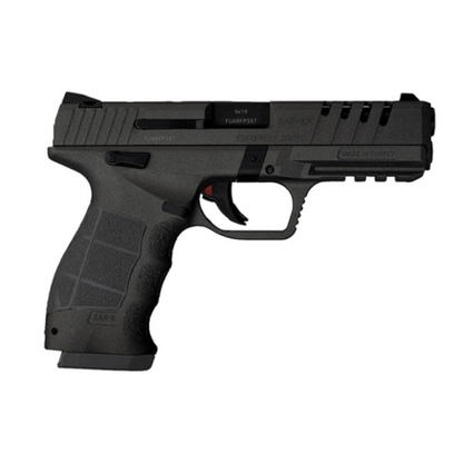 SAR SAR9 X Package 4.4" 9mm 17rd/19rd Pistol, Black