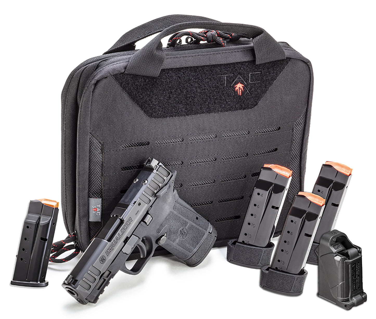 SMITH WESSON EQUALIZER RANGE KIT 9MM 10/13/15RD MAG OPTICS CUT 5 MAGS