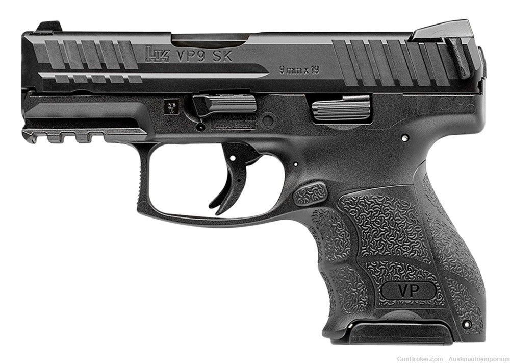 HECKLER & KOCH VP9SK 9MM Black NIGHT SIGHT SUB COMPACT 10/15 RD Mags